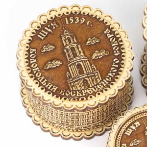 Шкатулка Шуя Колокольня Воскресенского собора фигурная 5,55,53,5