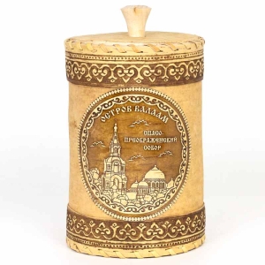 Туес Валаам Спасо-Преображенский Собор с кантами 900мл 101016