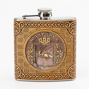 Фляжка Шадринск Герб 180мл 60Z