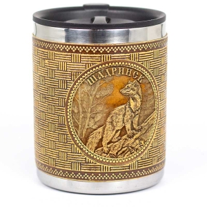 Термокружка Шадринск Куница 400 мл 13х9х11