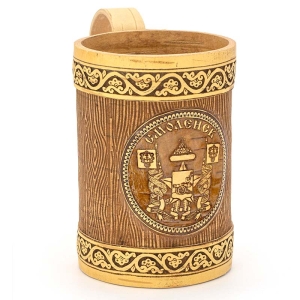 Кружка Смоленск герб с кантами 8х8х12