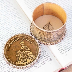 Шкатулка Горячий Ключ Часовня фигурная 7х7х4,7