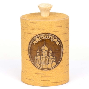 Туес Суздаль Кремль Антик светлый 350мл 8811,5