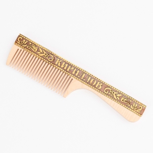 Расческа Кириллов с ручкой Узор 19,5х4,5