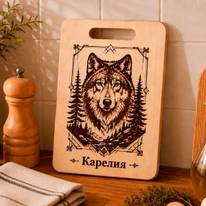 Доска-Карелия-Волк-разделочная-с-гравировкой-фанера-2014