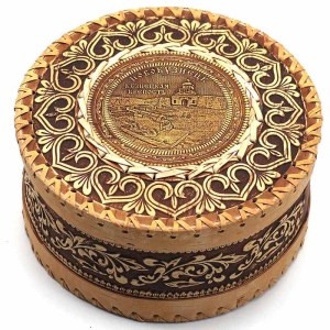 Шкатулка Новокузнецк Кузнецкая Крепость 19х19х8 ПОД ЗАКАЗ