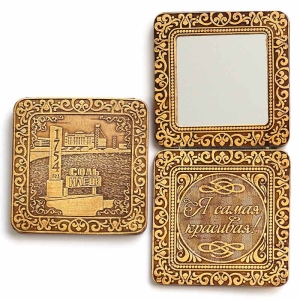 Зеркало Соль-Илецк Вьезд в город шарнирное 7,5х7,5х1