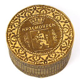 Шкатулка Красноярск Герб 8,58,54,5