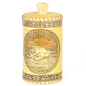 Туес Байкал Нерпа с кантами 8814