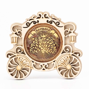 Магнит Каргасок Шишки Карета 8х7