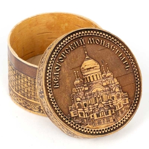 Шкатулка Белогорский монастырь 6,5х6,5х4,5