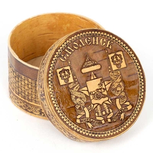 Шкатулка Смоленск Герб 6,5х6,5х4,5