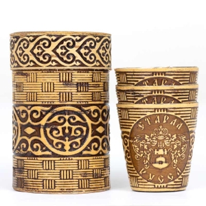 Набор стопок Старая Русса 3шт 30мл 4,54,58