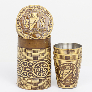 Набор стопок Новосибирск Герб 3шт 30мл 4,54,58