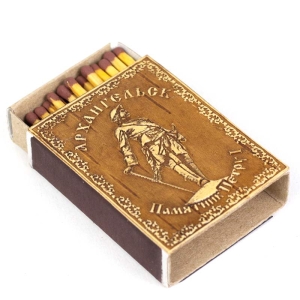 Спички на магните Архангельск Памятник Петру 3,55