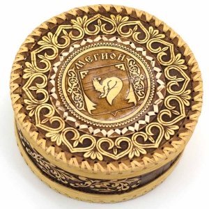 Шкатулка Мегион Герб 19198 ПОД ЗАКАЗ