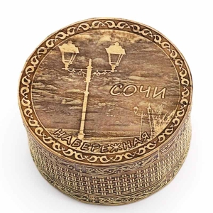 Шкатулка Сочи Набережная 8,5х8,5х4,5