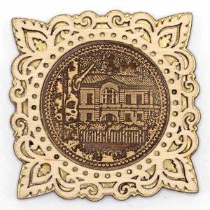 Магнит  Ясная поляна Узор Золото 77