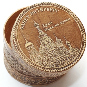 Шкатулка Санкт-Петербург Спас на Крови 6,56,54,5