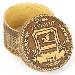 Шкатулка Златоуст Герб 6,56,54,5