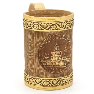 Кружка Зарайский Кремль с кантами 8x8x12