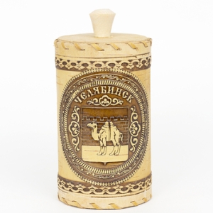 Туес Челябинск Герб с кантами 8814