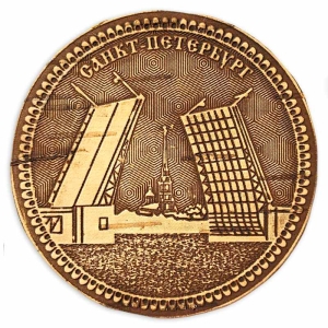 Магнит Санкт-Петербург Дворцовый Мост 5х5