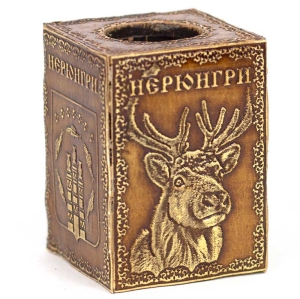 Подставка под зубочистки Нерюнгри МедведьГербОлень 3,53,55