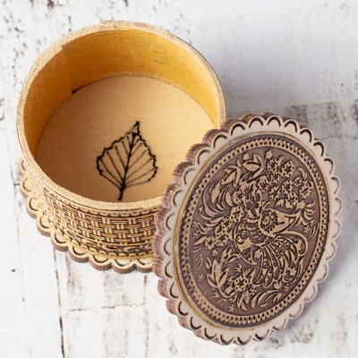 Шкатулка Жар-птица фигурная 4,5*4,5*3 - сувенир