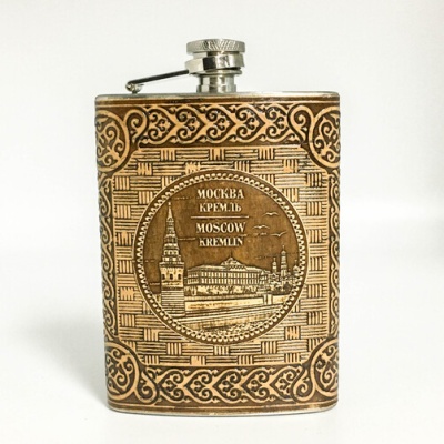 Фляжка Москва Кремль 240мл 80Z - сувенир