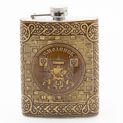 Фляжка Смоленск Герб 240мл 80Z - сувенир