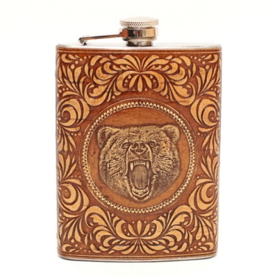 Фляжка Медведь 2 240мл 80Z - сувенир