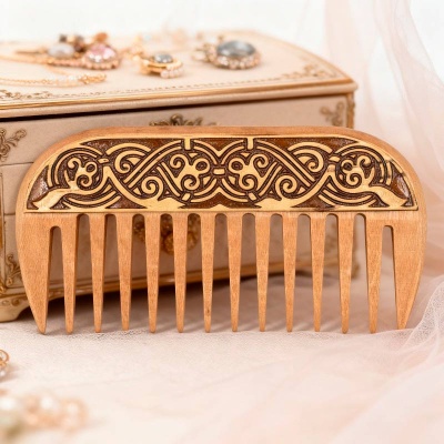 Гребень Узор Вид 2 10,5*5,5 - сувенир